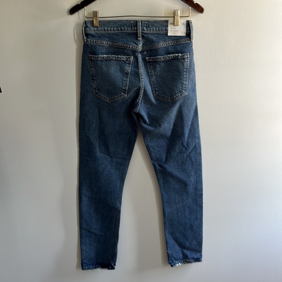 NWT AGOLDE Toni Mid Rise Straight Leg Jeans Size 25 - Picture 8 of 16